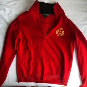 Red Ralph Lauren Pullover